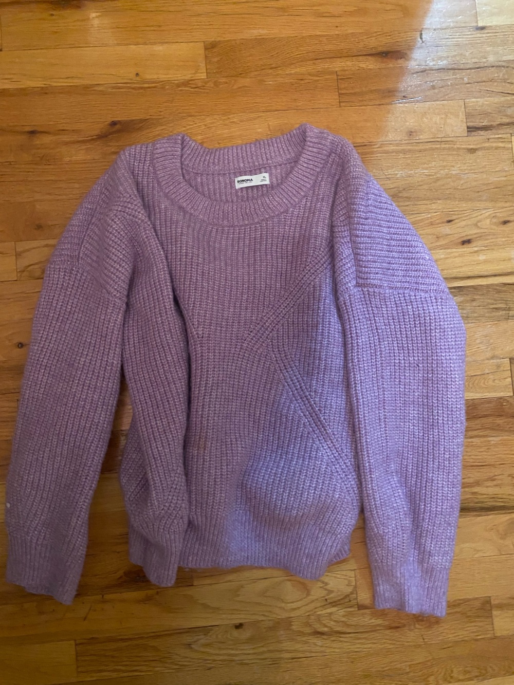 Sonoma Lavender Crewneck Sweater - Light Purple